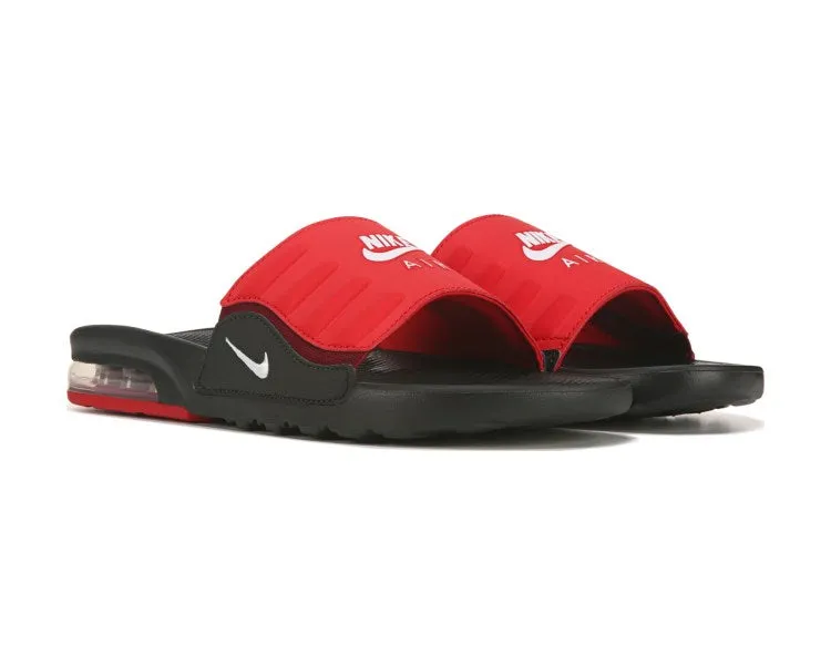 Men's Nike Air Max Camden Slides (Black/Red)(BQ4626-002)