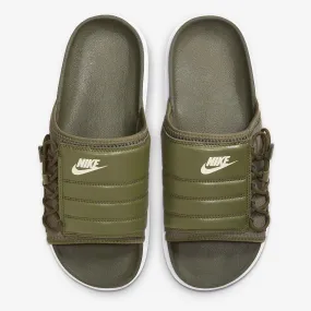 Men's Nike Asuna Premium Slides (Cargo Khaki/Medium Olive/White/Light Cream)(CI8800-300)