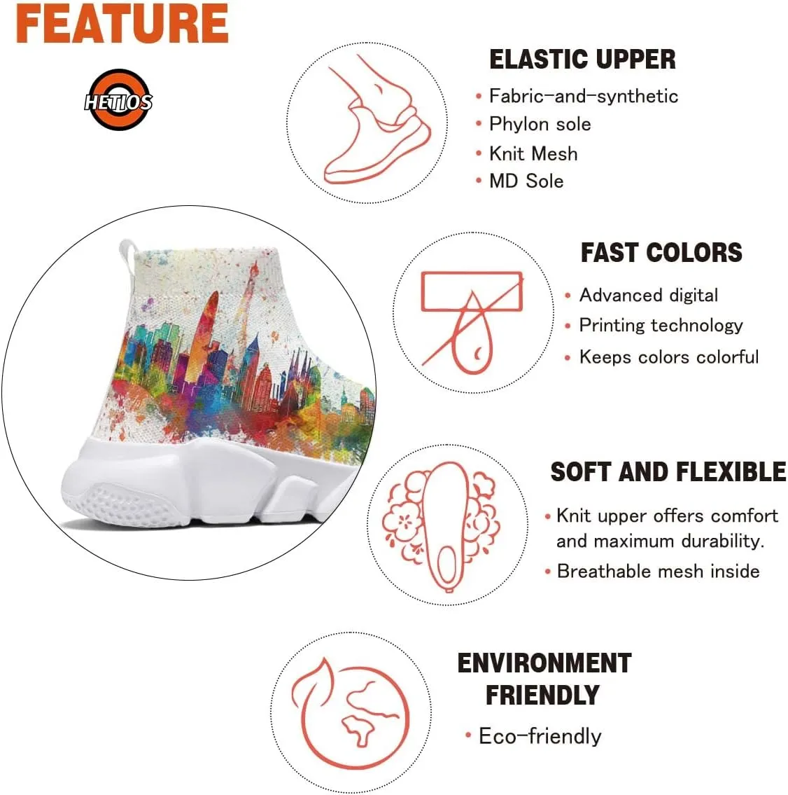 Mens Running Sneakers Art Graffiti Painted Shoes Mesh Breathable Slip-on Womens Tennis Shoes