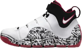 Nike Zoom Lebron 4 Men's Shoes (DJ4888-100, White/Black/University Red/White)