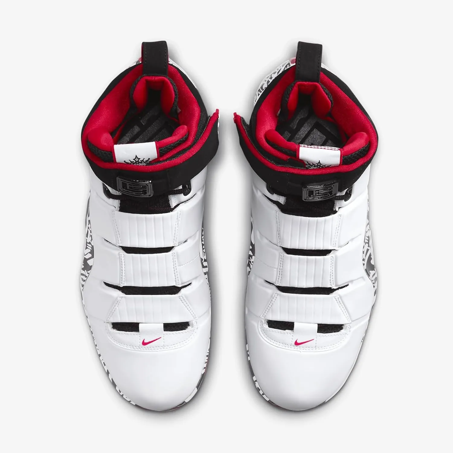 Nike Zoom Lebron 4 Men's Shoes (DJ4888-100, White/Black/University Red/White)