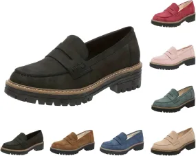 Orthoture-Orthopedic Platform Loafers Comfortable Slip Resistant Loafers with Breathable Arch Support Wide Toe Loafers