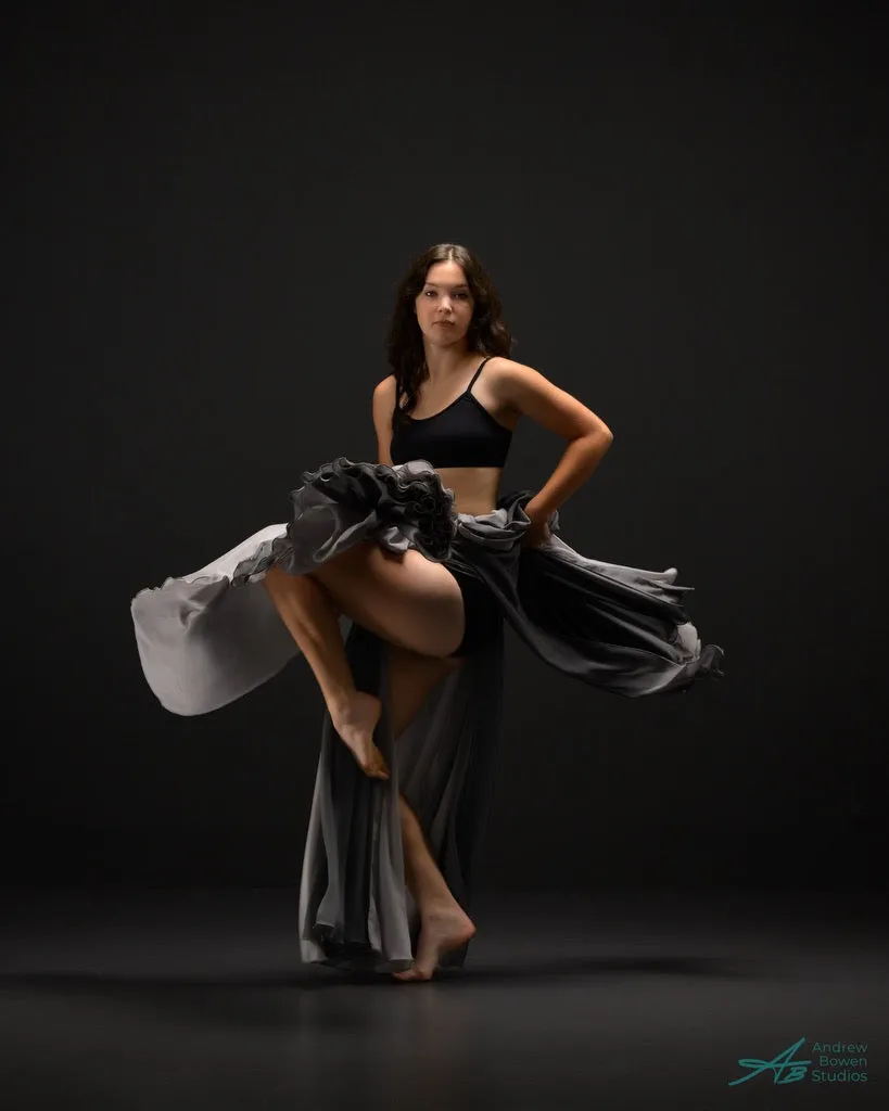Photoshoot-Ready Double-Layer Double Pirouette Pull-On Ballet Skirt