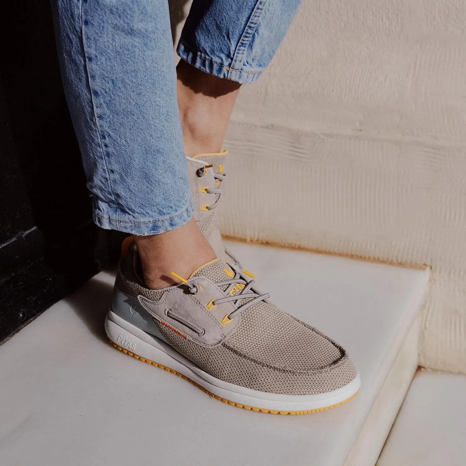 PITAS Bay Men’s Loafers | Casual Slip-On Shoes | Breathable & Comfortable Loafers for Men | Navy