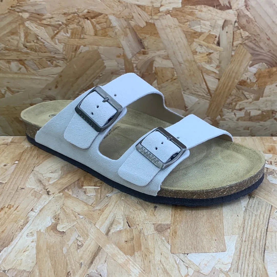 Plakton Mens Malaga Apure Leather Sandal - Beige