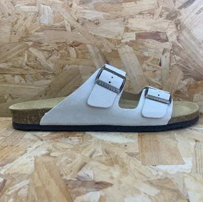 Plakton Mens Malaga Apure Leather Sandal - Beige