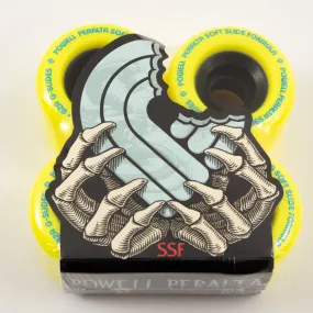 Powell - Soft-Slides SSF Wheels 82A Yellow (59mm)