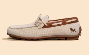 ReLive Knit Boat Loafers : Beige