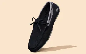 ReLive Knit Boat Loafers : Black