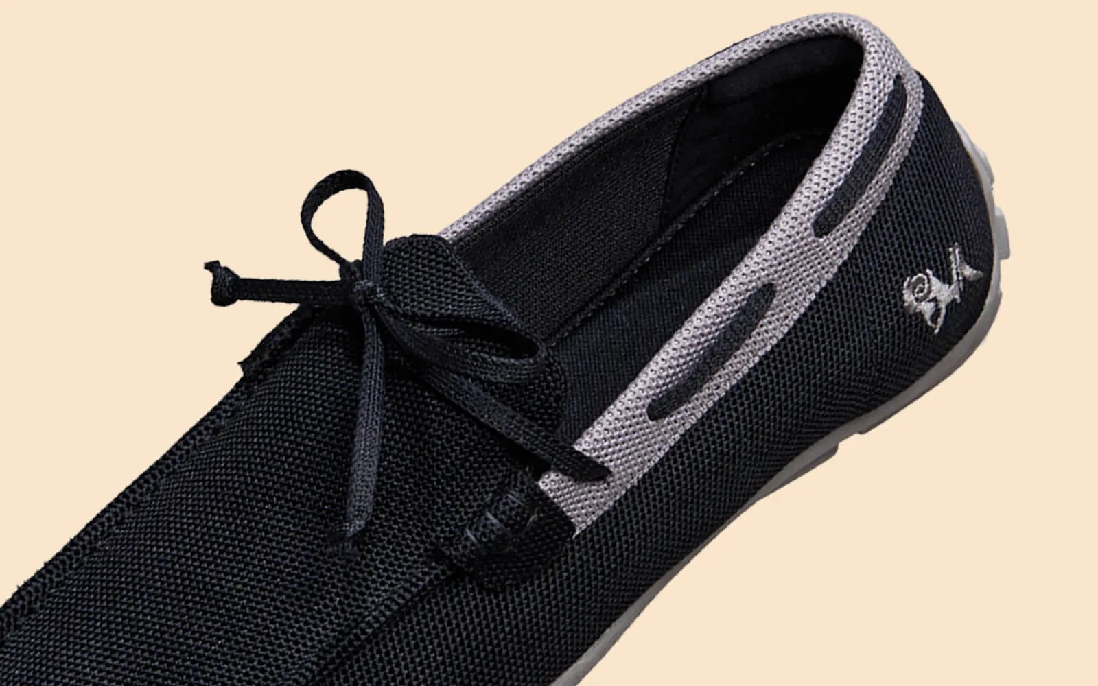 ReLive Knit Boat Loafers : Black