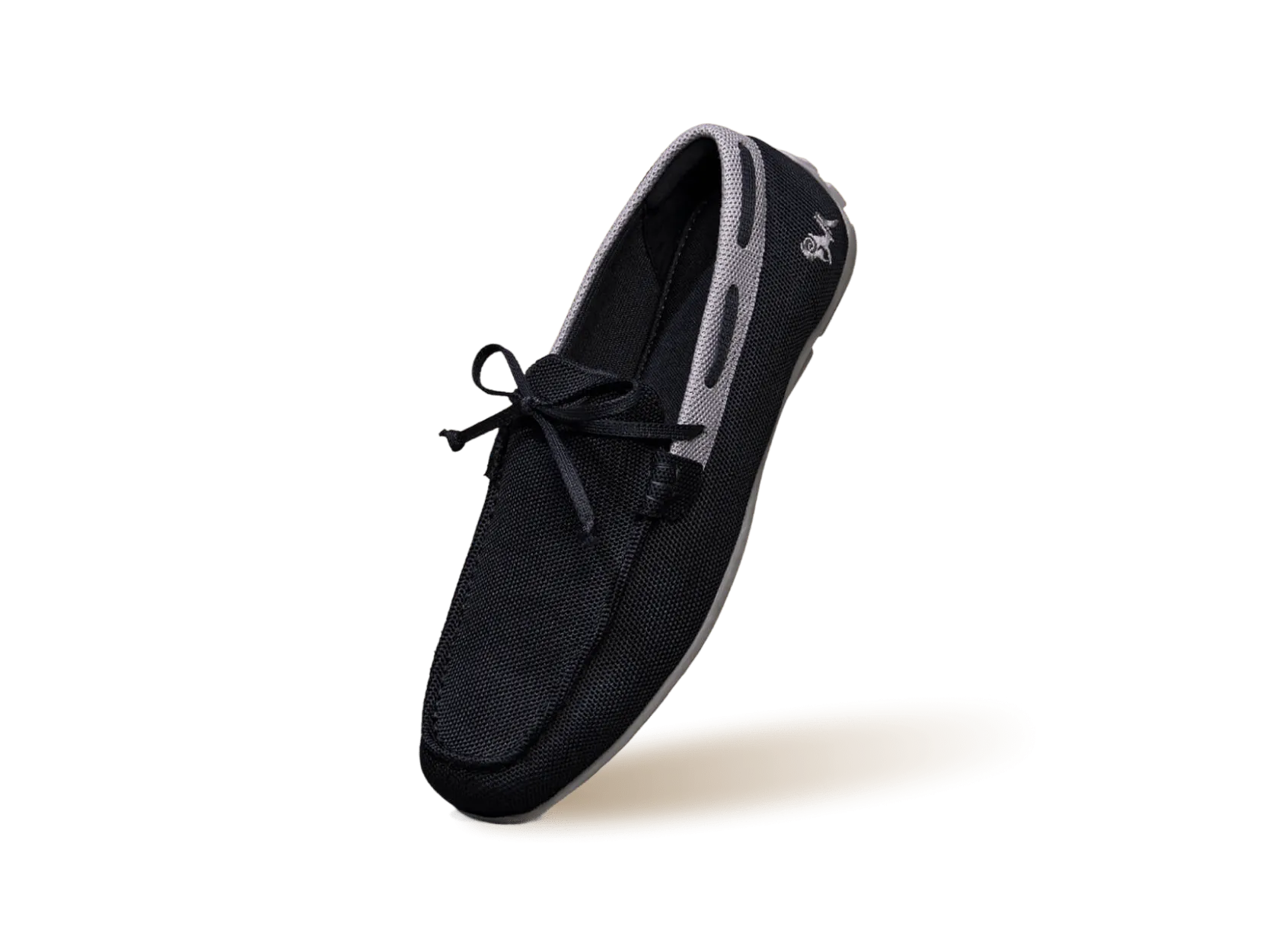 ReLive Knit Boat Loafers : Black