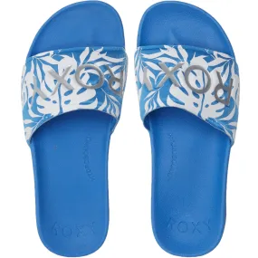 Roxy Women Slippy LX Neo Summer Sliders - Baha Blue