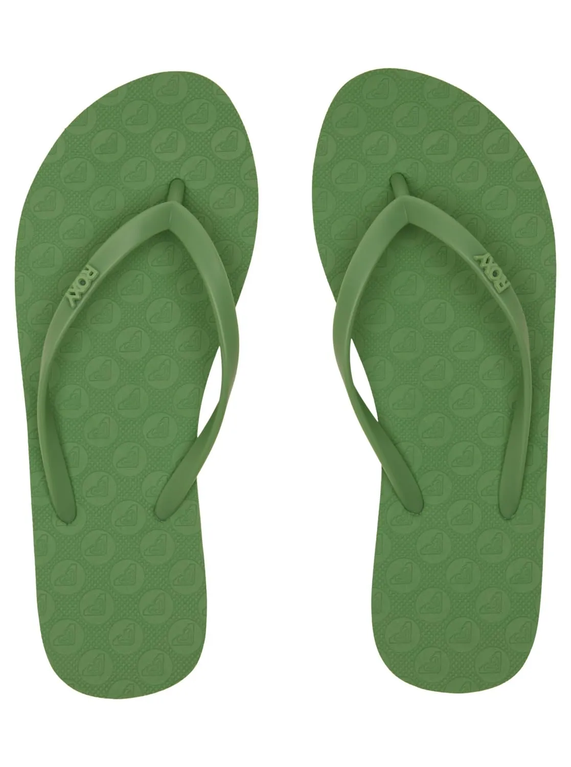 Roxy Women's Flip-Flop Sandal, Antique Green, 5.5