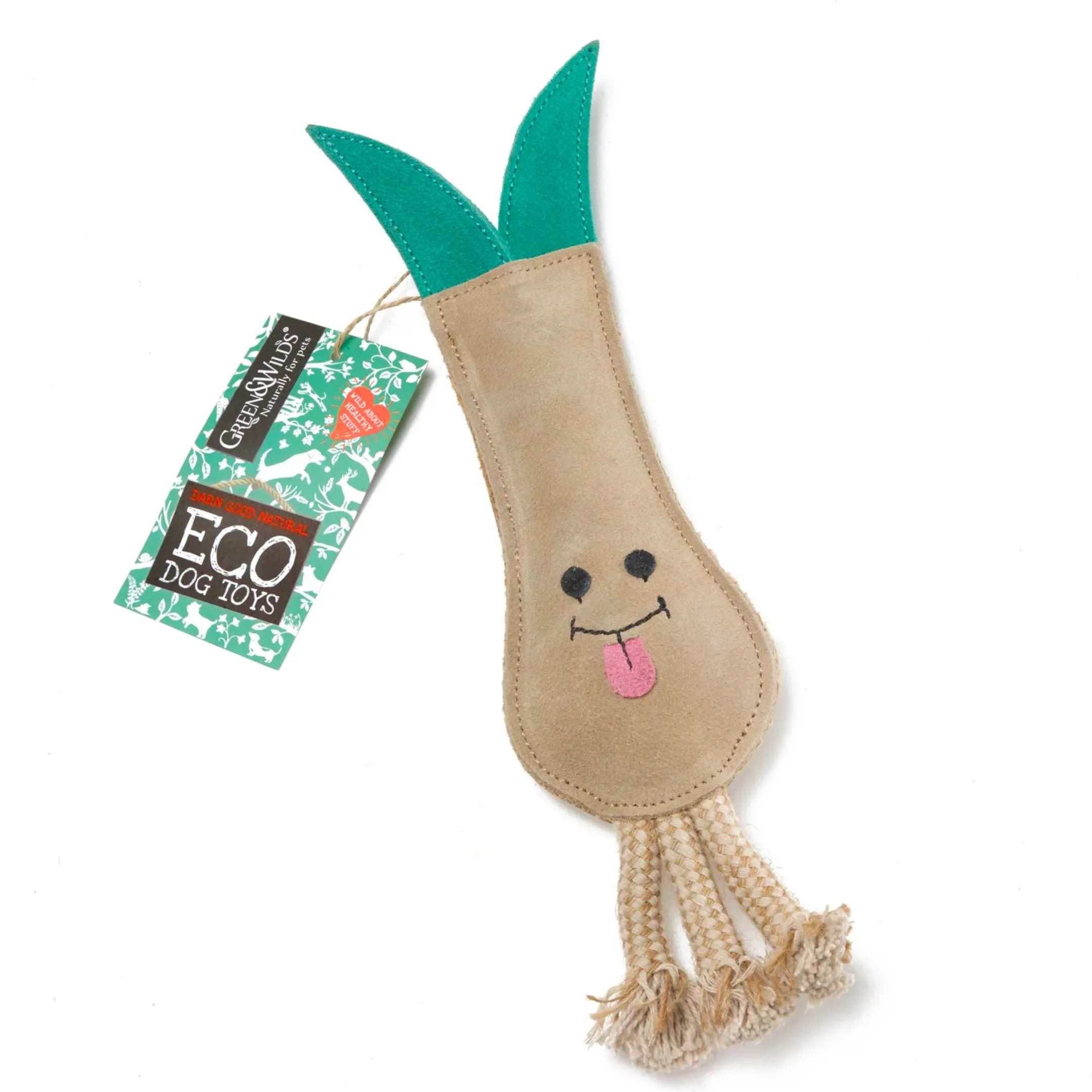 Sustainable Dog Toy Lenny The Leek