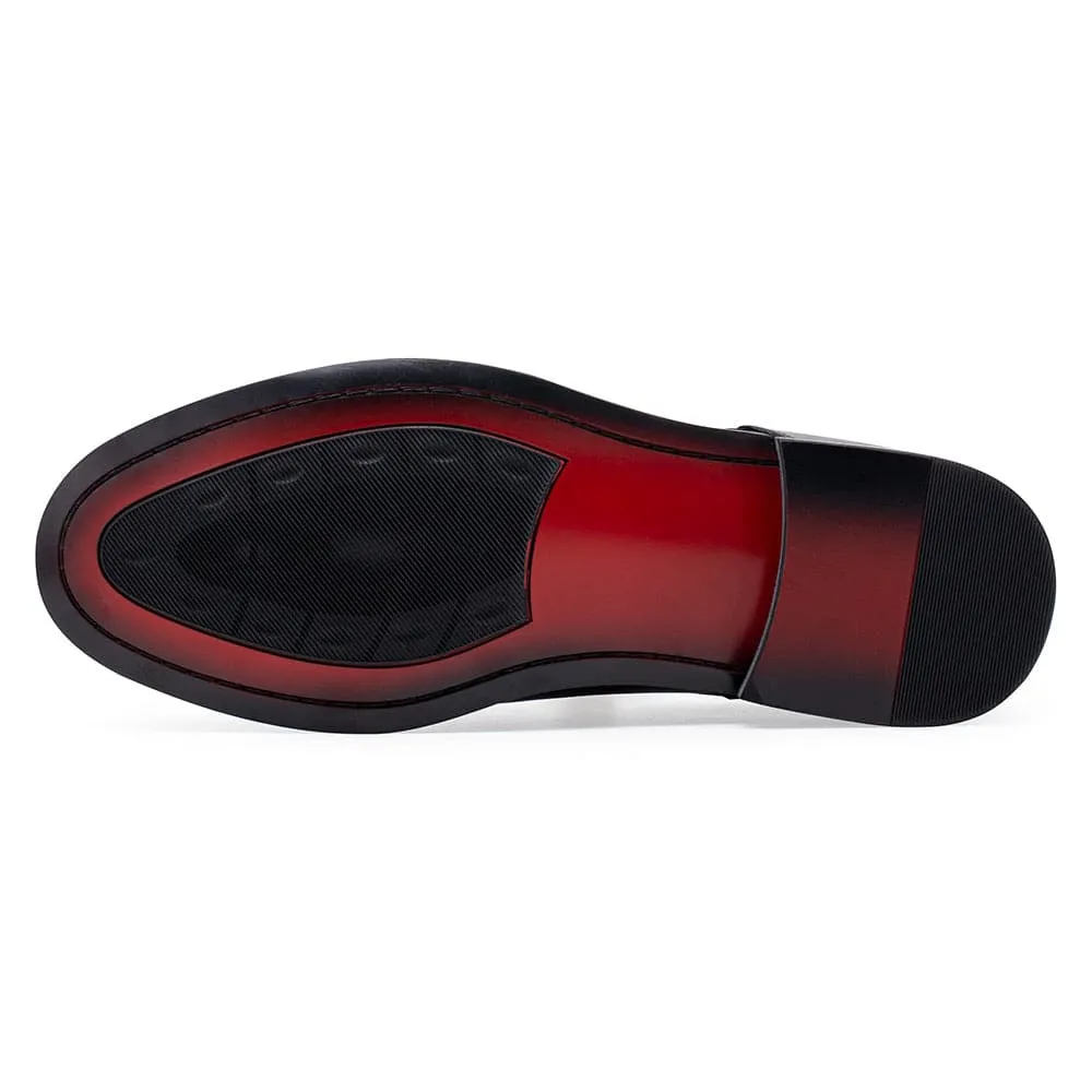 This item only ships to the United States - 6CM / 2.36 Inches - CMR CHAMARIPA Men's Height Increasing Elevator Shoes - Hidden Heel Shoes For Men - Black Derby Shoes