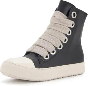 Trendy High Top Platform Sneakers for Women Breathable PU Leather Trainer Sneakers, Comfortable, Lighweight and Stylish. Sizes 6-13.